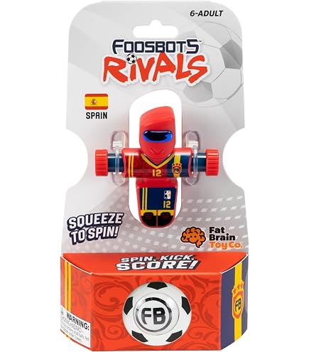 Amazon.com: Fat Brain Toys Foosbots Rivals, Single Player Spain